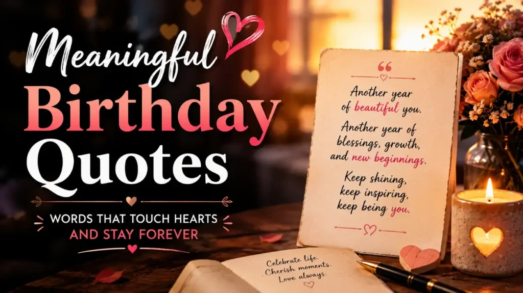 Meaningful Birthday Quotes