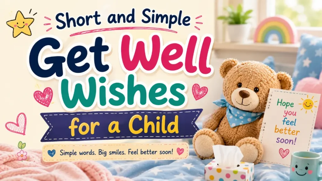 Short and Simple Get Well Wishes for a Child
