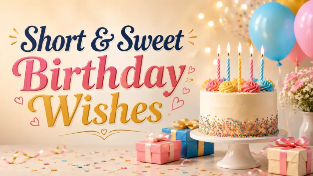 Short & Sweet Birthday Wishes