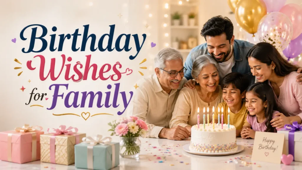 Short Birthday Wishes for Family