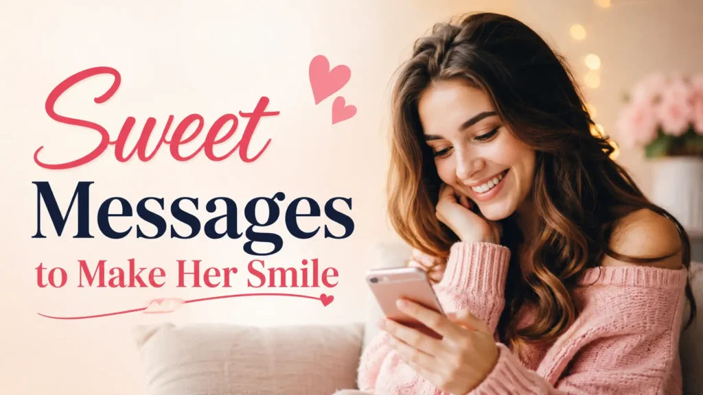 Sweet Messages to Make Her Smile