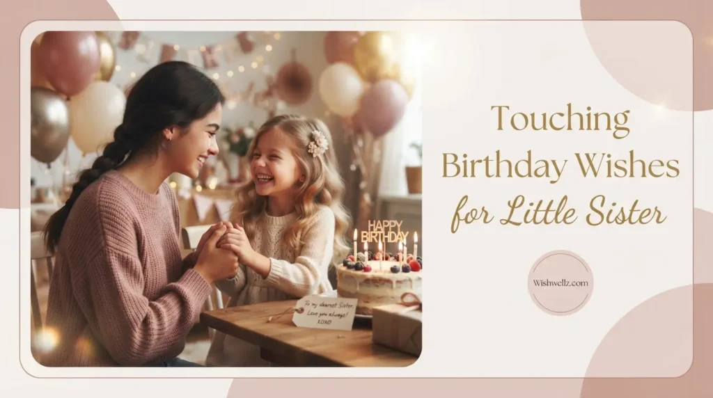 Touching Birthday Wishes for Little Sister