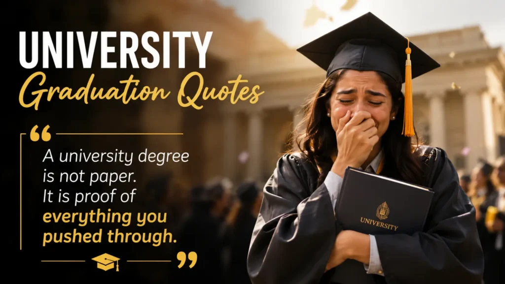 University Graduation Quotes