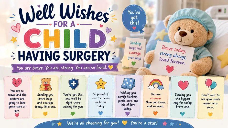 Well Wishes for a Child Having Surgery