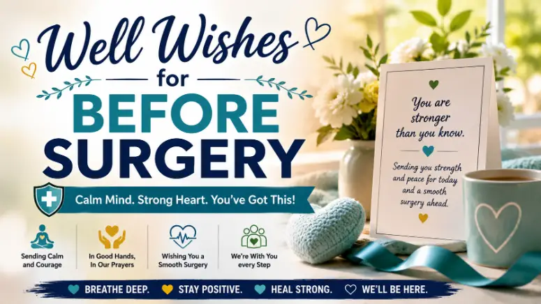 Well Wishes for Before Surgery