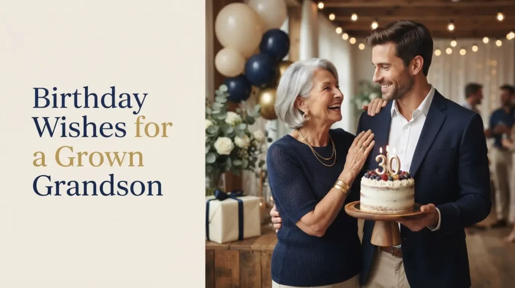 Birthday Wishes for a Grown Grandson
