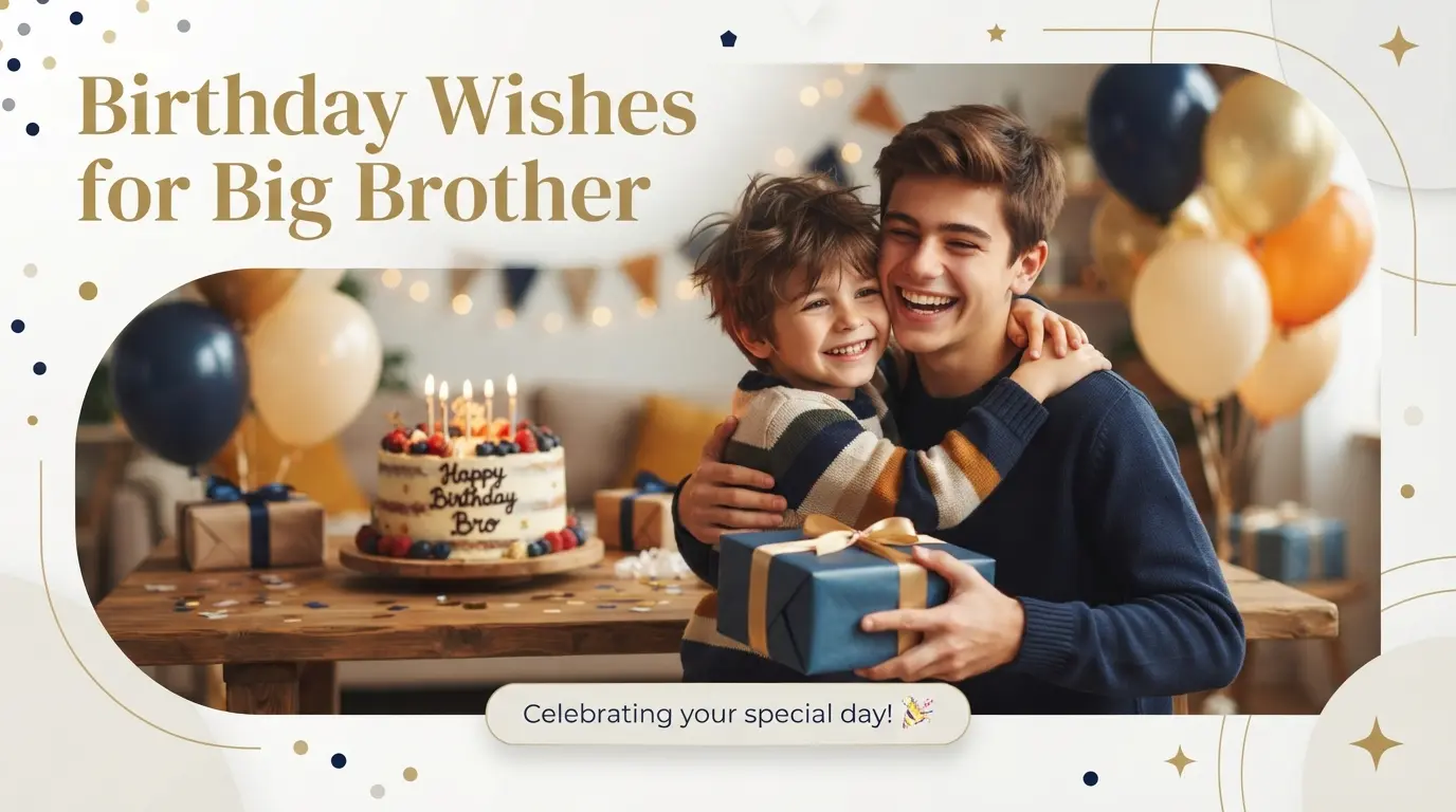 Birthday Wishes for Big Brother