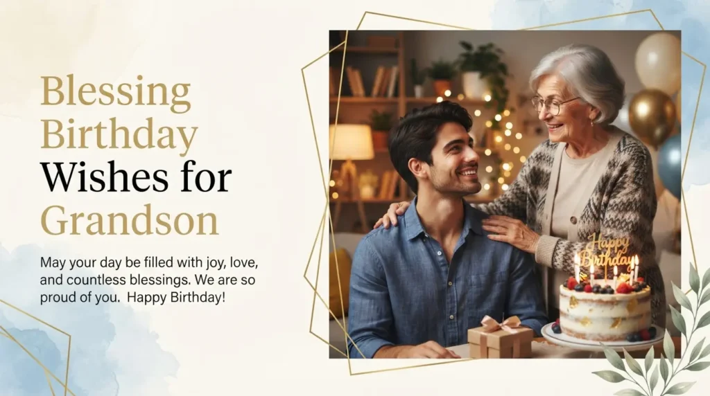 Blessing Birthday Wishes for Grandson