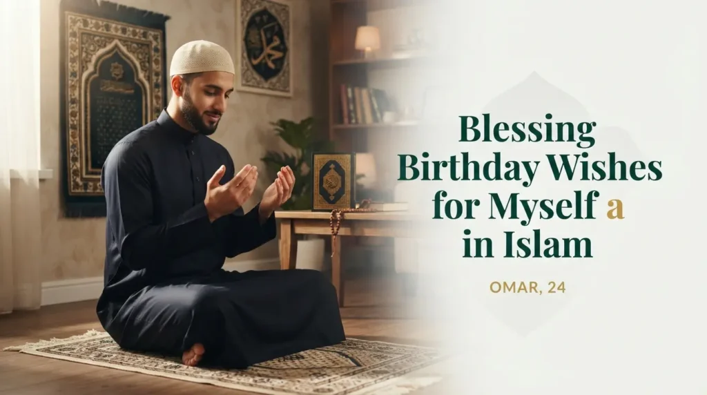 Blessing Birthday Wishes for Myself in Islam