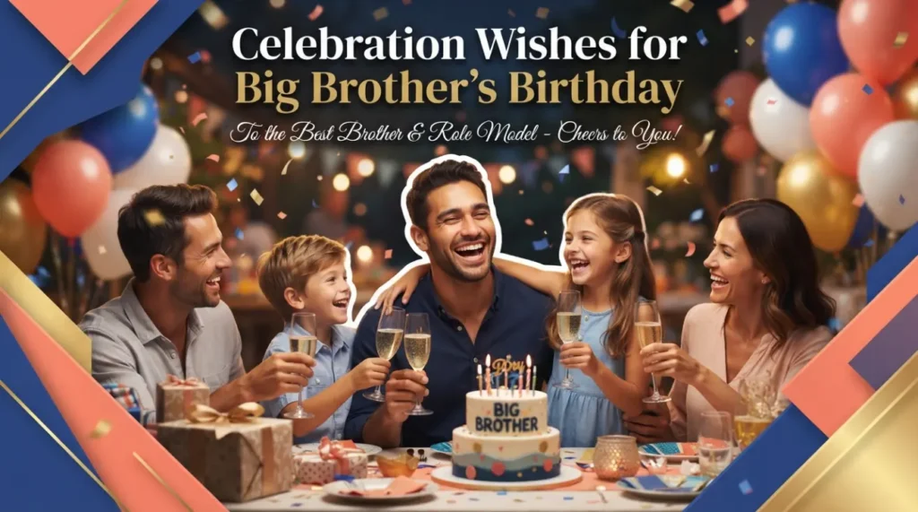 Celebration Wishes for Big Brother's Birthday