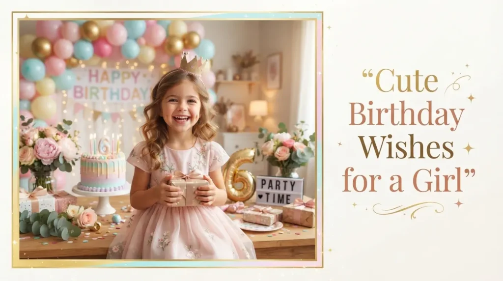 Cute Birthday Wishes for a Girl