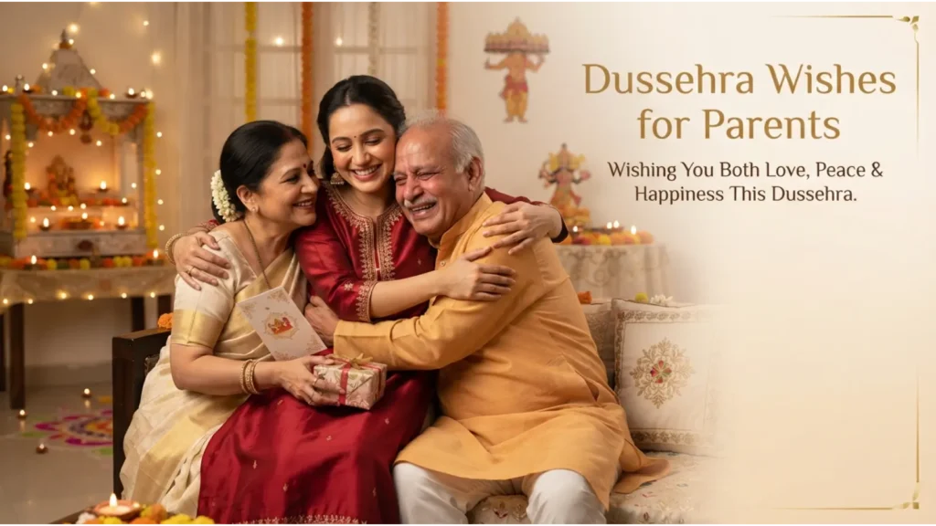 Dussehra Wishes for Parents