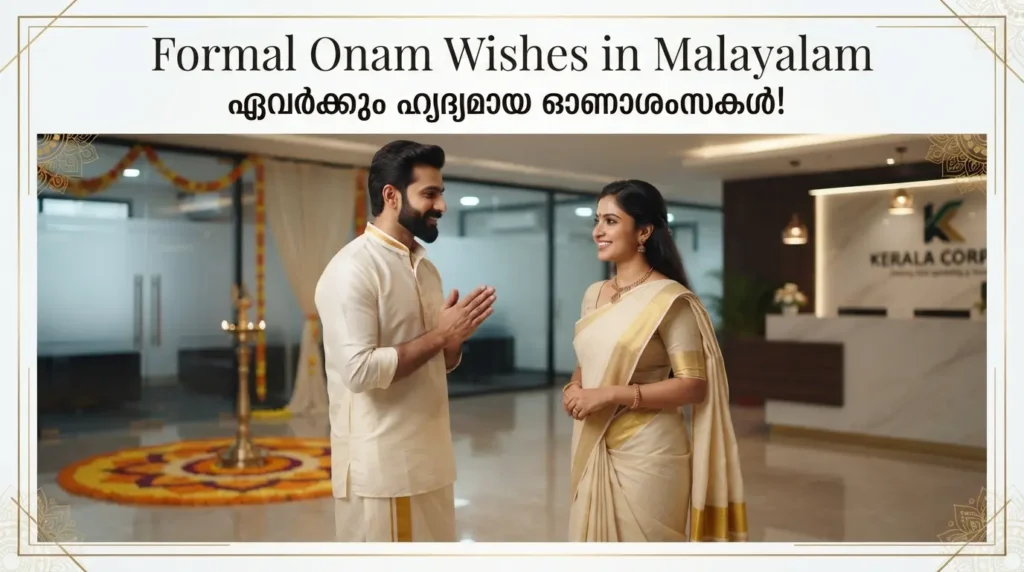 Formal Onam Wishes in Malayalam