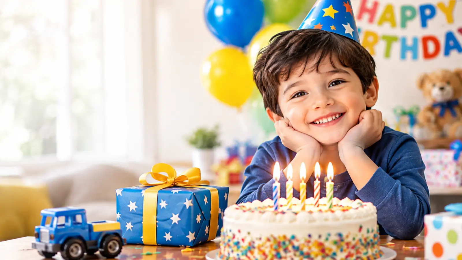 Happy Birthday Wishes for a Little Boy