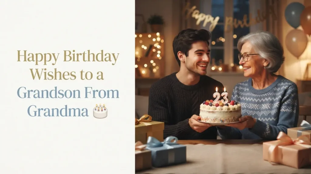 Happy Birthday Wishes to a Grandson From Grandma