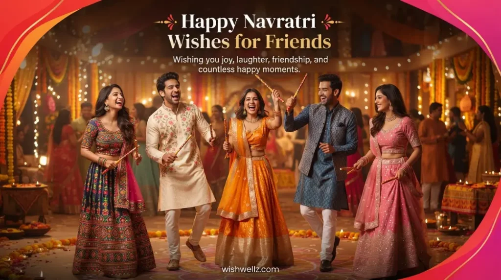 Happy Navratri Wishes for Friends