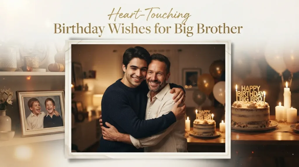 Heart-Touching Birthday Wishes for Big Brother