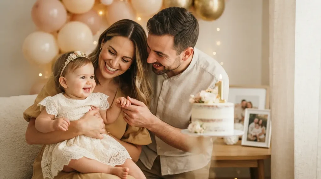 Heart-Touching First Birthday Wishes for a Baby Girl