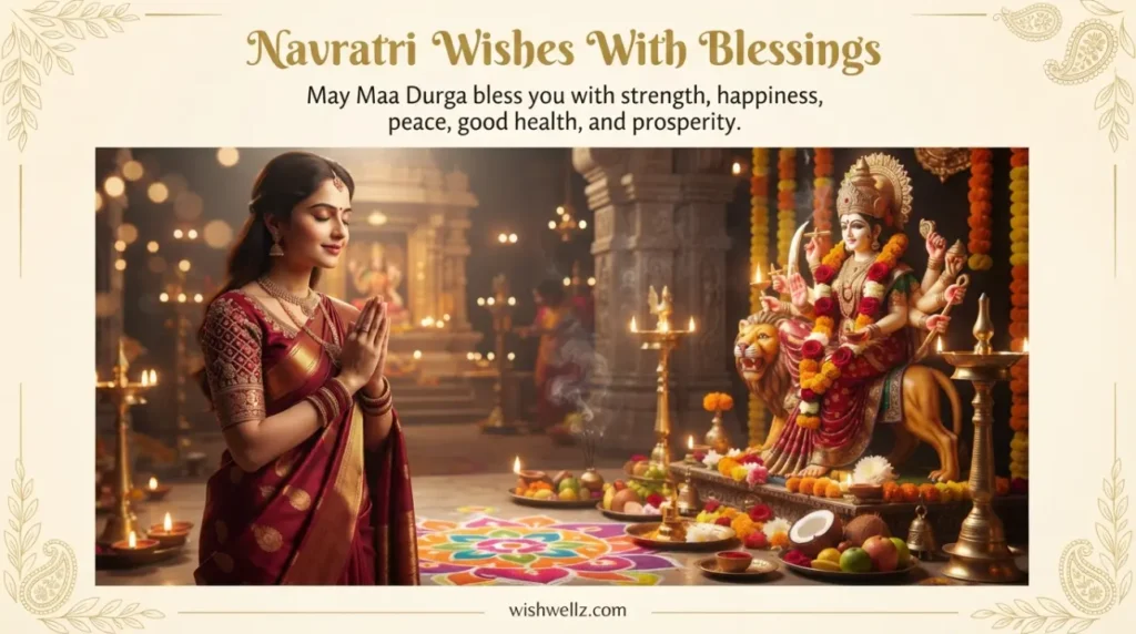 Navratri Wishes With Blessings