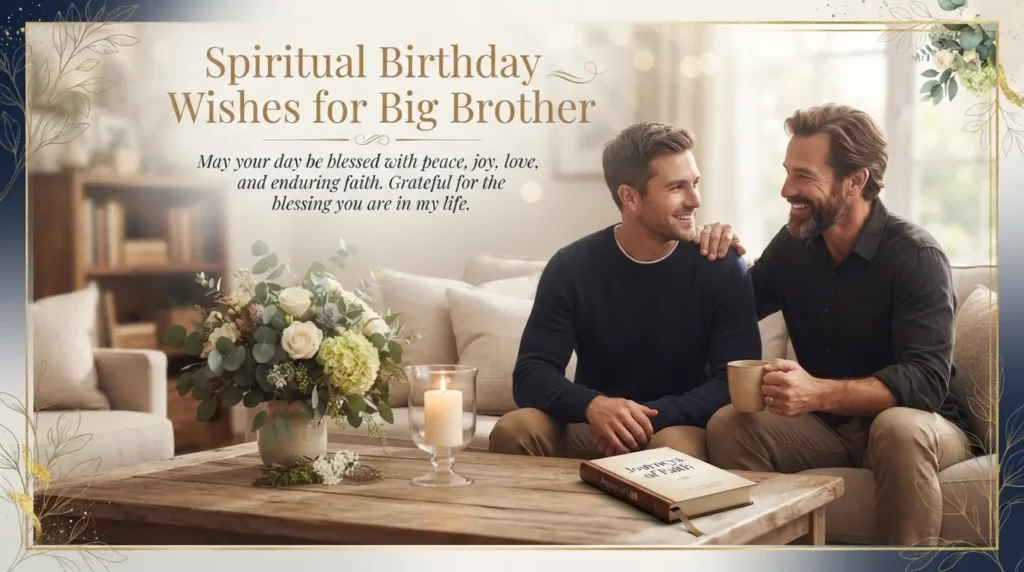 Spiritual Birthday Wishes for Big Brother