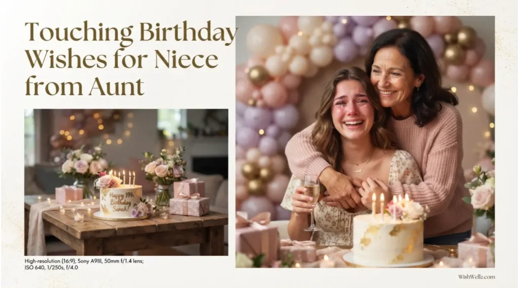 Touching Birthday Wishes for Niece from Aunt