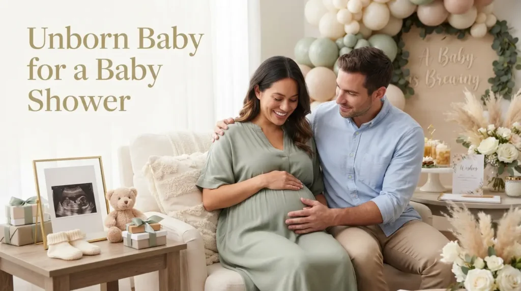 Unborn Baby for a Baby Shower