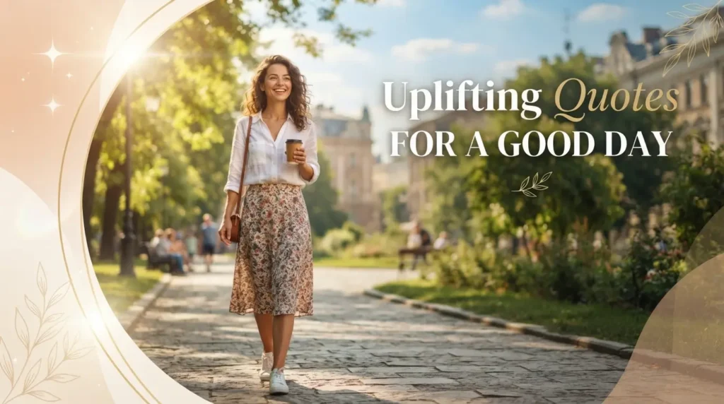 Uplifting Quotes for a Good Day