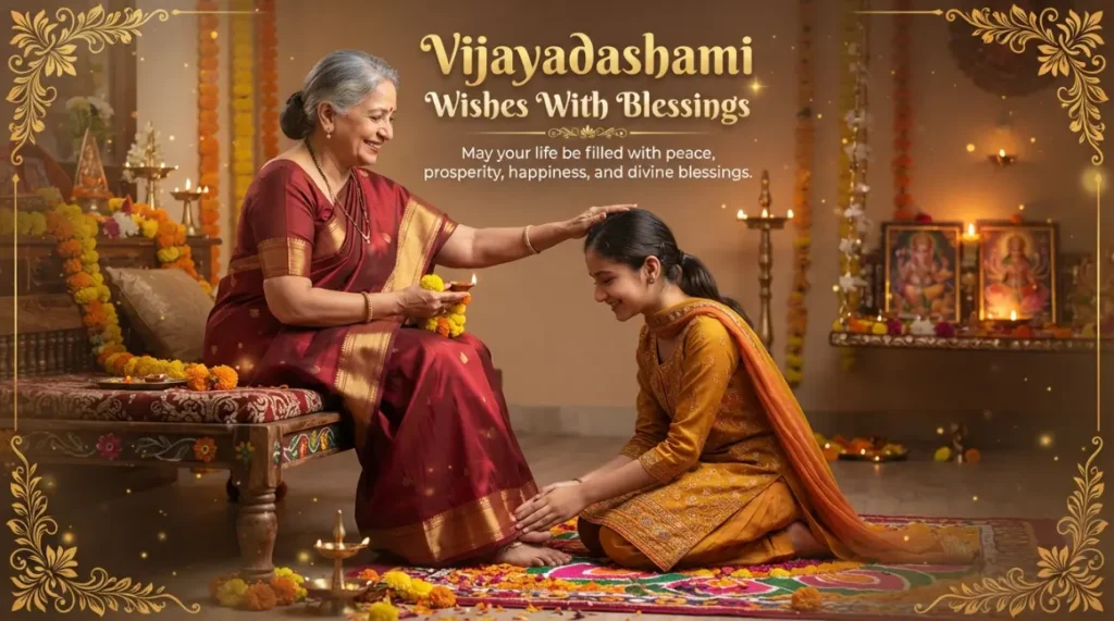 Vijayadashami Wishes With Blessings
