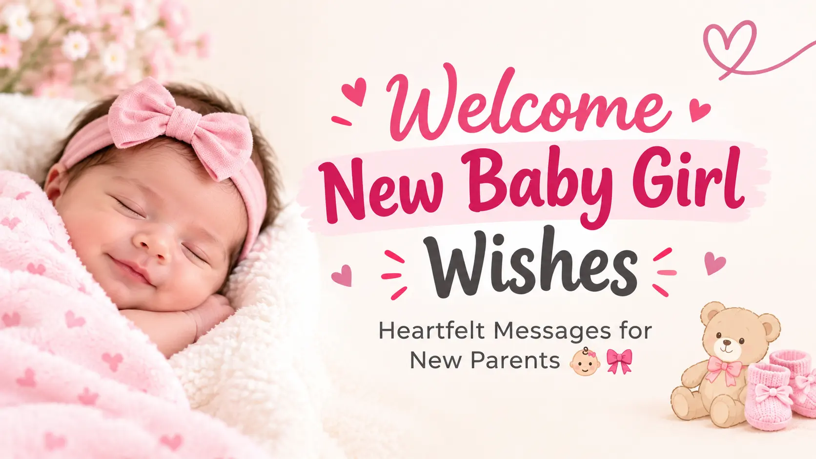 Welcome New Baby Girl Wishes